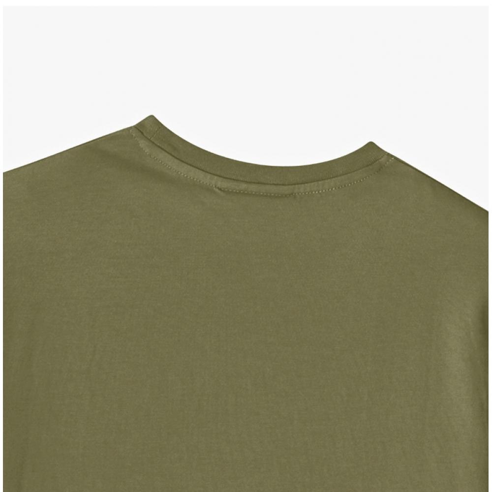 MaiSon KitSune Lm00110kj0008 P384 Chillax Fox Patch Men S Short Sleeve Tee