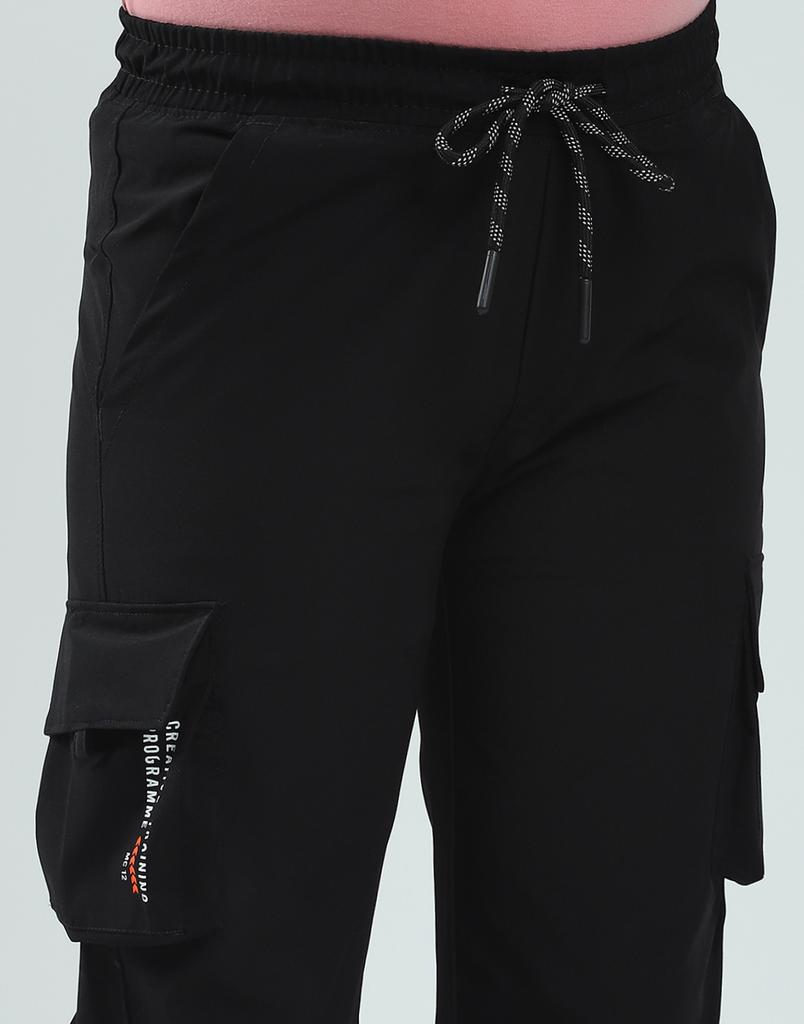 Monte Carlo Boys Solid Regular Fit Lower Track Pants