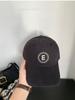 Embroidered Letter M Panel Baseball Hat Breathable Cotton Street Looks Style