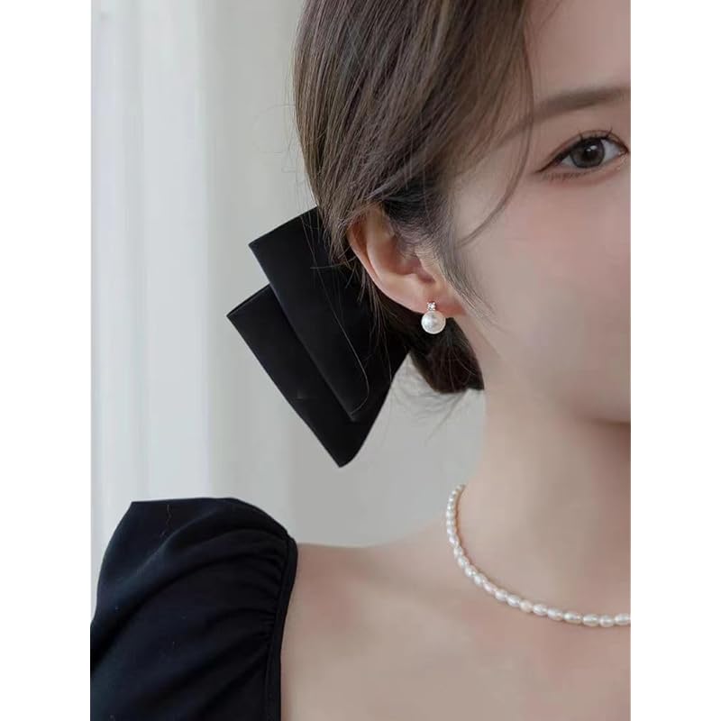 Pearl typical silver needle MOUP simple design earrings ladies Popularity Compatible with metal allergies ring earrings 18k gold earrings women