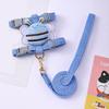 Dog Harness Cat Collar Puppy Harness Leash Set Adjustable Kitten Harness Cartoon Bee Outdoor Small Medium Cats Clothes Dog Chain