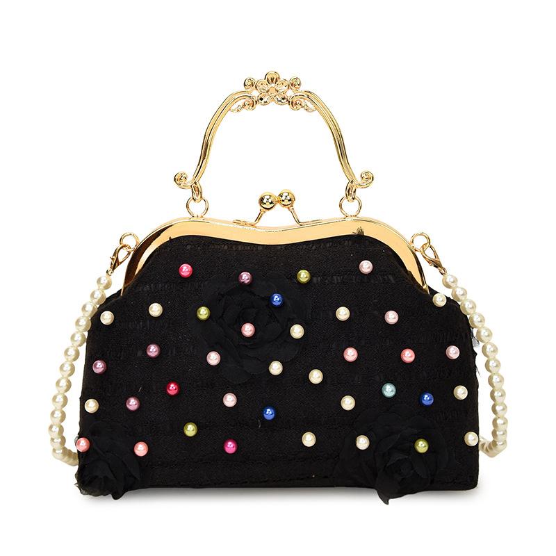 Fashion Portable Shell Bag 2025 New Foreign Trend Su Shoulder Bag Pearl Chain Messenger Women's Bag