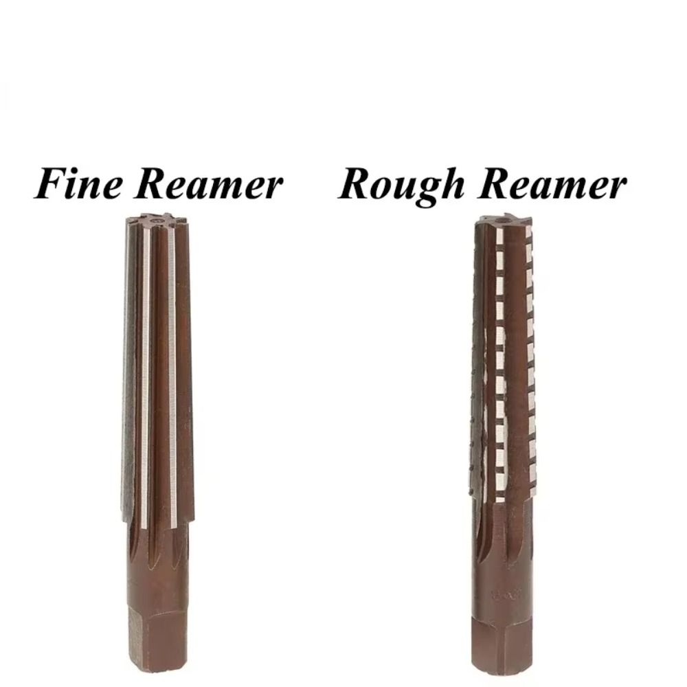 

2PCS/Set MT0/MT1/MT2/MT3/MT4 Hand Reamers Set Steel Fine/Rough-Edge Chamfer Tapered Reamer Tool Wear-resistant Handheld Brown-MT1
