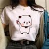Bubu Dudu T-shirt Women Manga Designer Anime Top Girls Pattern Funny Clothes Womens Cute Casual T-shirt