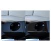Carbon Fiber Center Console Water Cup Holder Cover Trim For BMW X3 E83 2004-2010