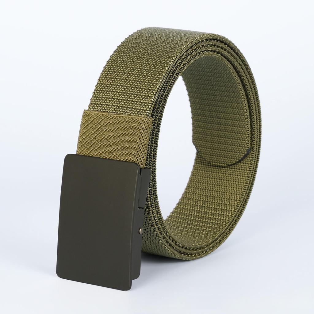 Men's Elastic Nylon Canvas Belt - Versatile, Fashionable, Outdoor Tactical Belt
