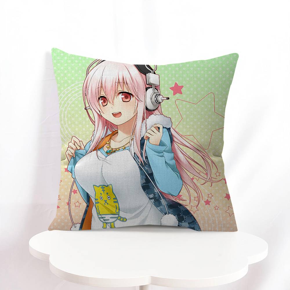 S-Super S-Sonico Kissenbezüge Heim Bettwäsche Dekorative Kissenhülle Hochzeit Superweicher Kissenbezug