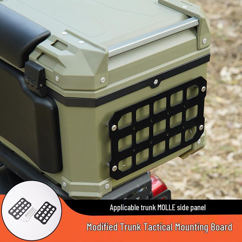 Motorcycle Rear Box Molle Tactical Mount Plate for HONDA - Universal Storage Module