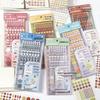 Vier Jahreszeiten Bunte Koreanische Stil Punkt Marker Stanz-Aufkleber-Set für Notizbücher