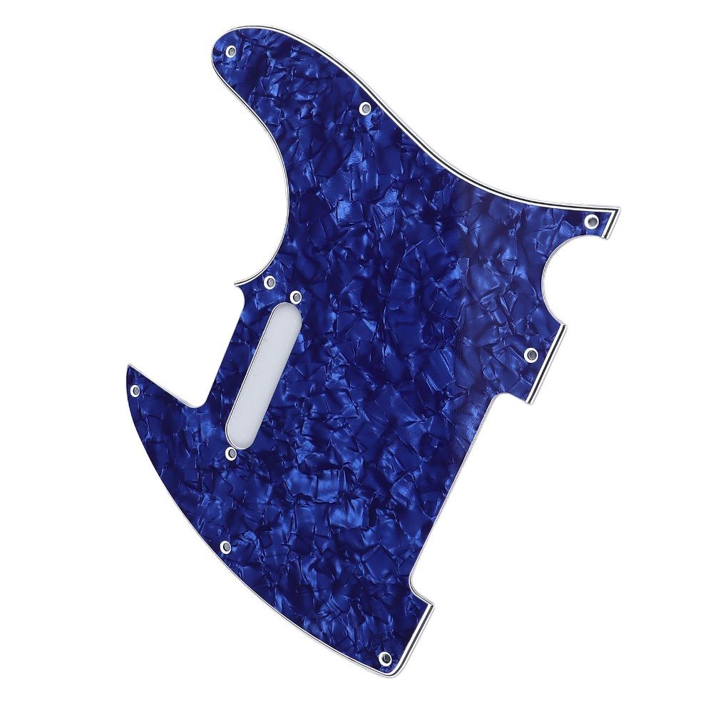 Blue Pearl Color Electric Guitar Scratch Plate PVC Material Pickguard Guitar Protection
