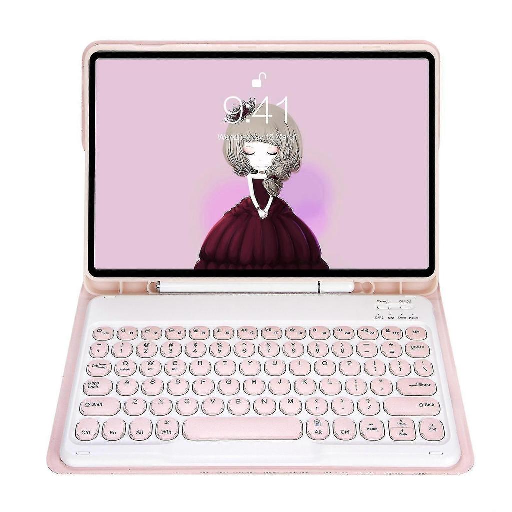 Keyboard + Case For Samsung Galaxy Tab A8 10.5 2021 Pink