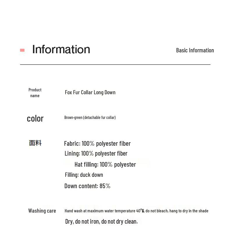 Chuyu Women's 90% White Duck Down Winter Coat with Fox Fur Collar