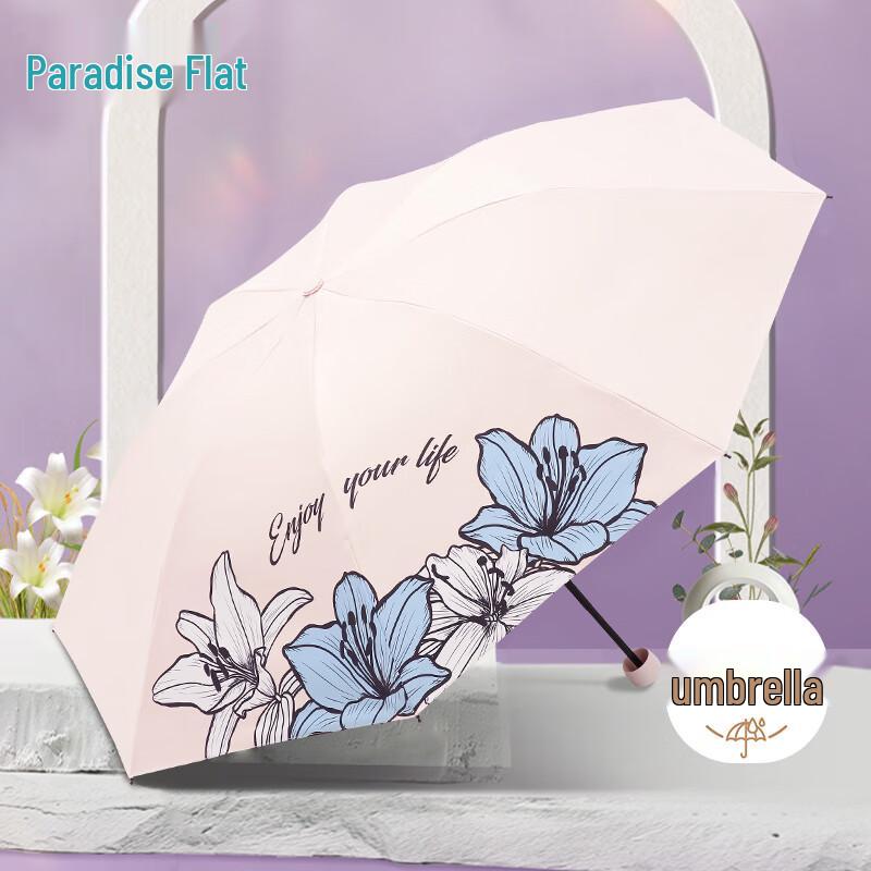 Paradise Three-Fold Sun & Rain Umbrella