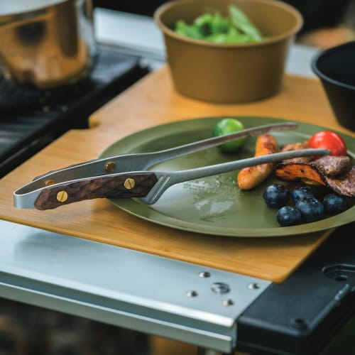 Thous Winds Yakiniku Tongs, Clay Tongs, Kitchen Tongs, BBQ Tongs for Outdoors, Camping, BBQs, Yakiniku, and Frying