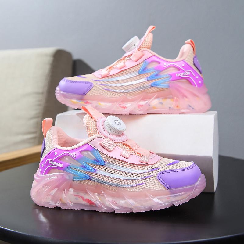 Kids' Mesh Sports Shoes 2025 - Breathable, Soft Sole, Spring & Summer Basketball Sneakers for Girls