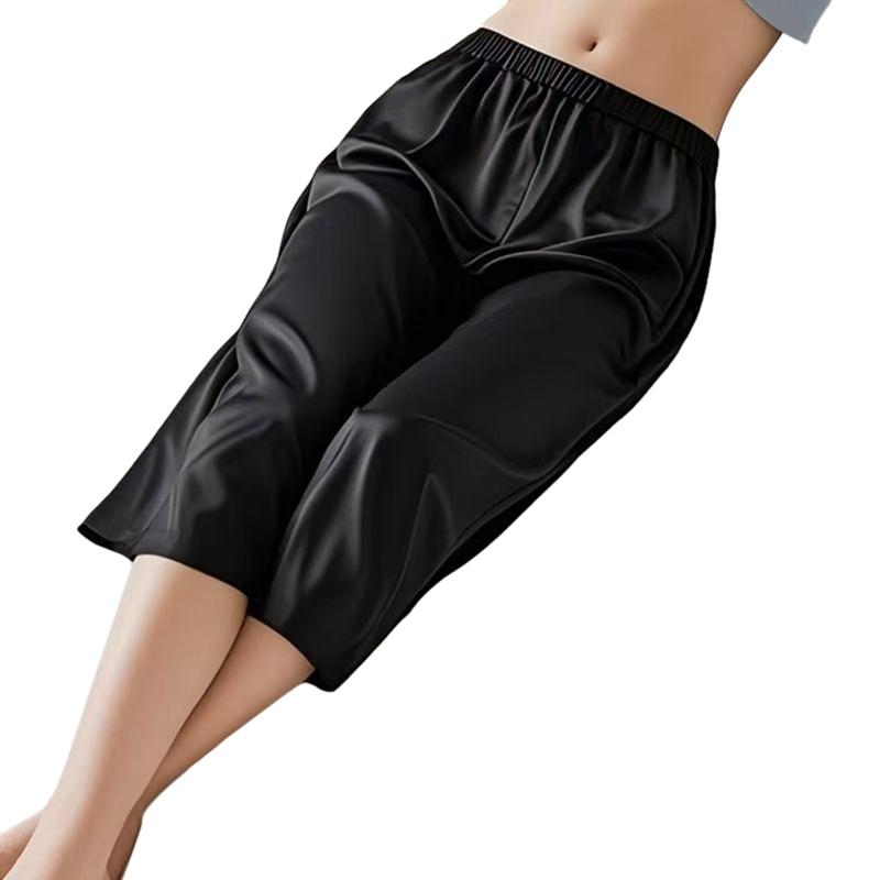 Ice Silk Cool and Loose Pants Home Pajama Pants