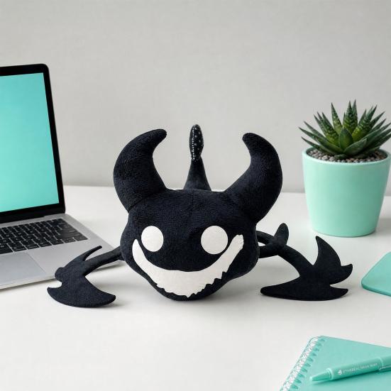 Weiches Grusel-Stofftier, Kuscheltier inspiriert von Horrorspielen, Niedliche seltsame Kreaturenpuppe für das Schlafzimmerregal, Sammlerstück Geschenk für Fans