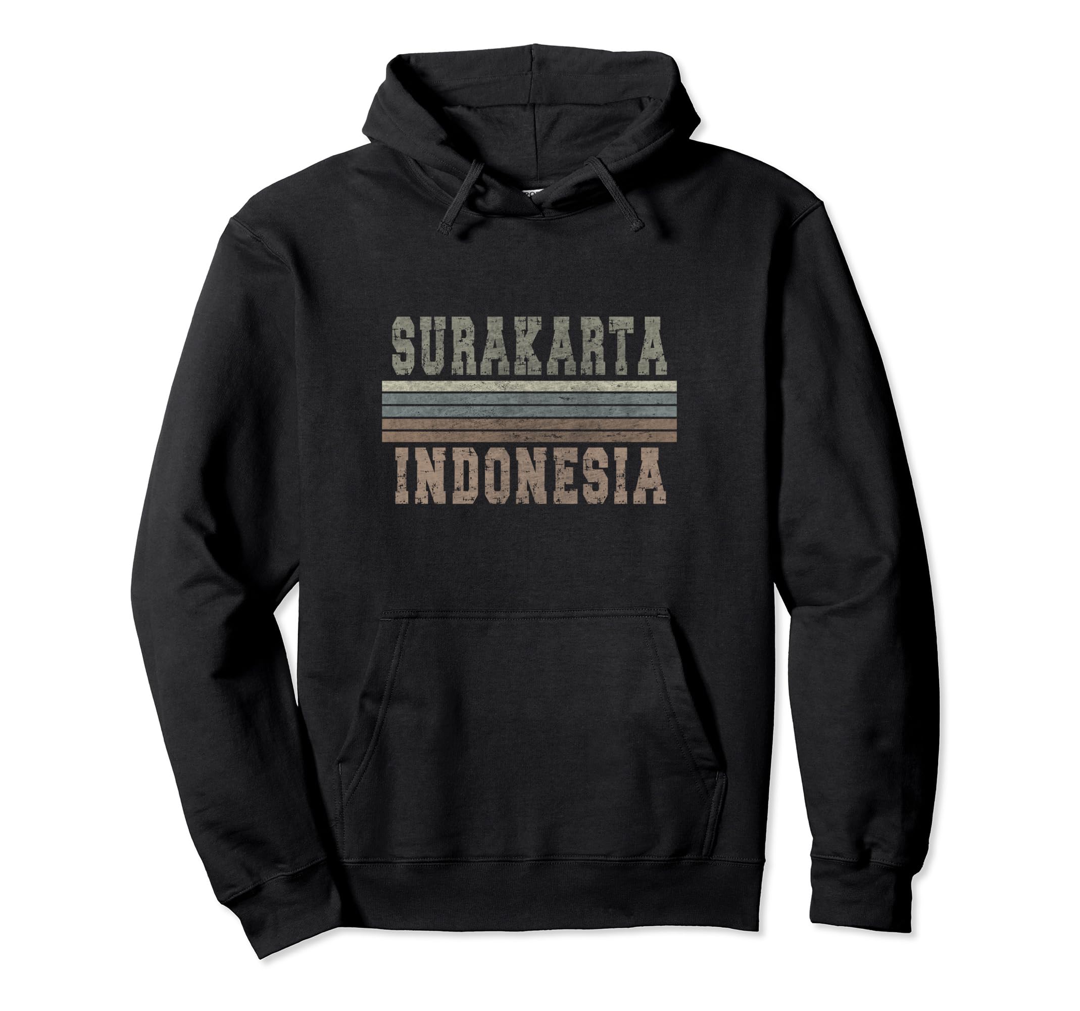 

Retro Surakarta Indonesia Hoodie чёрный