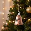 Christmas Bells Hollow Party Decoration Christmas Tree Pendant For Holiday Home Dinner School Restaurant Cafe Shopping Mall