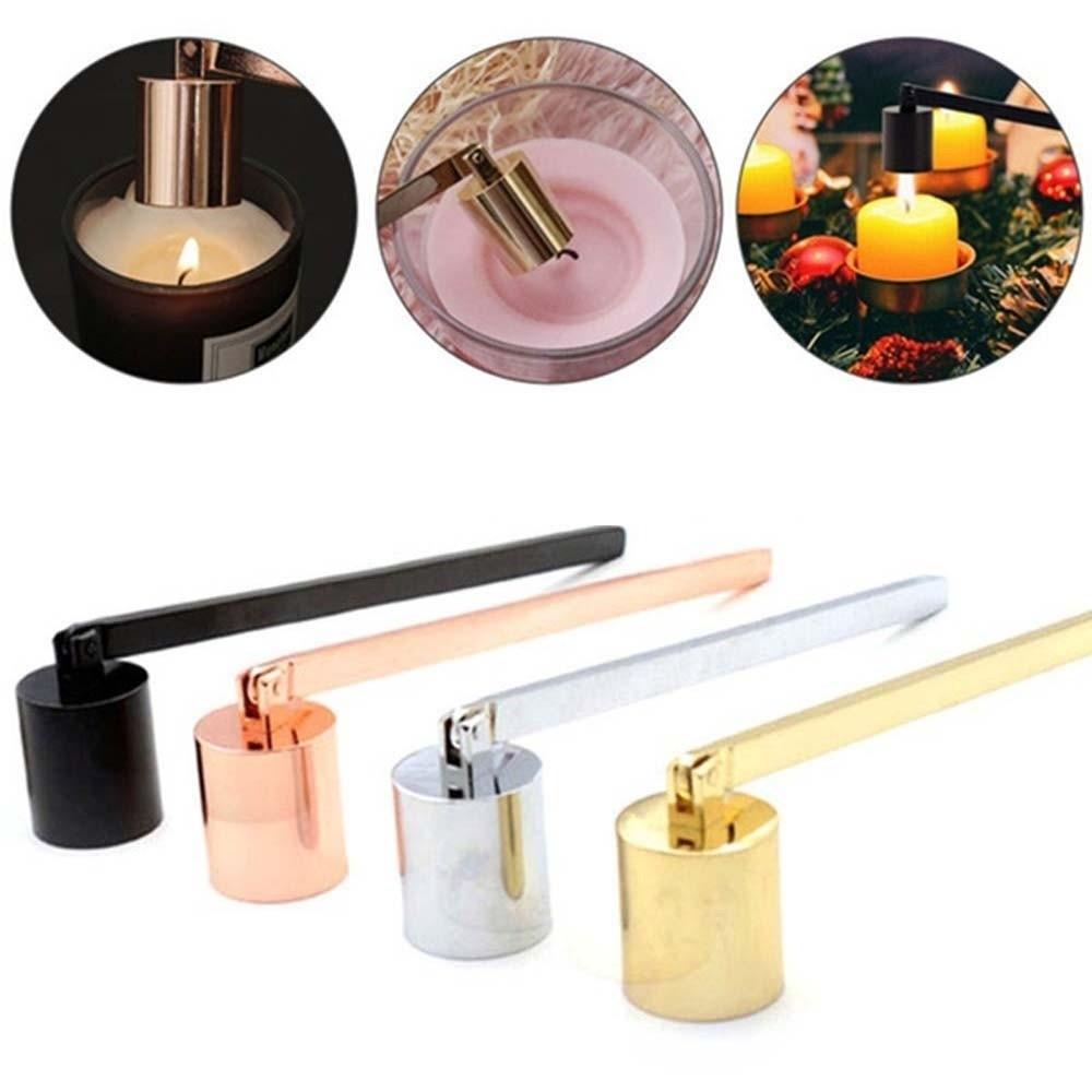 Candle Wicks Horn Cover Candle Damper Long Handle Bell Shape Candle Accessories Candlelight Dinner