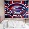 Buffalo Bill LOGO Tapestry for Bedroom Aesthetic Classroom Tapestries Wall Hanging for Living Room Dorm Office,Ideal Creative Gift