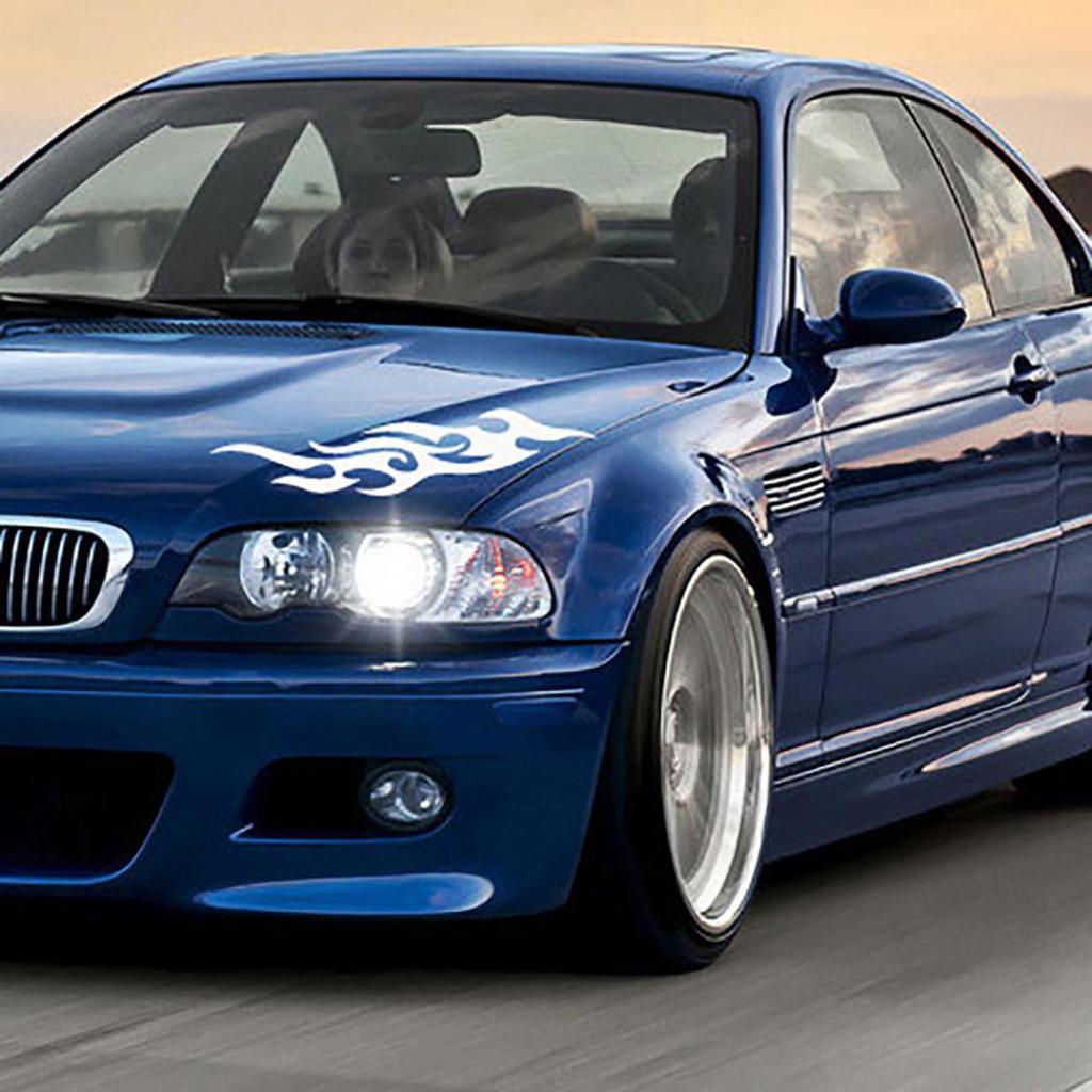 Nou Car Styling Flame Design Motocicletă Decal Bara de protecție Oglindă retrovizoare Autocol de foc Vânzări bune