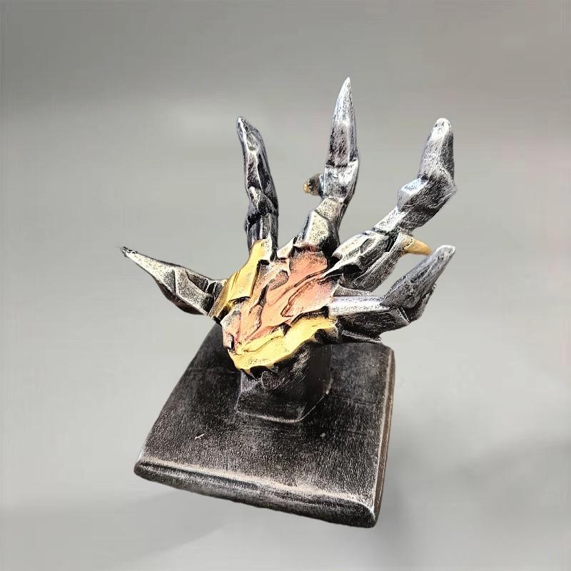 Death Stranding Resin Desk Ornament With Game Controller Phone Stand For Gift And Decor