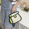 POLYESTER 2D Polyester Square Shoulder Bags Cute Color Matching Women's Bags  Sale 2026 Brand Casual Design Sense Handbags
