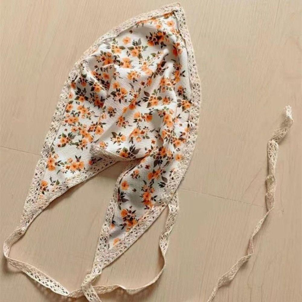 Small Flowers Hair Bands Lace Turban Bandana New Headbands  Photo Props