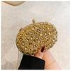 New diamond-encrusted dinner bag Fashion banquet women's clutch bag Dress small bag Full diamond shoulder messenger bag