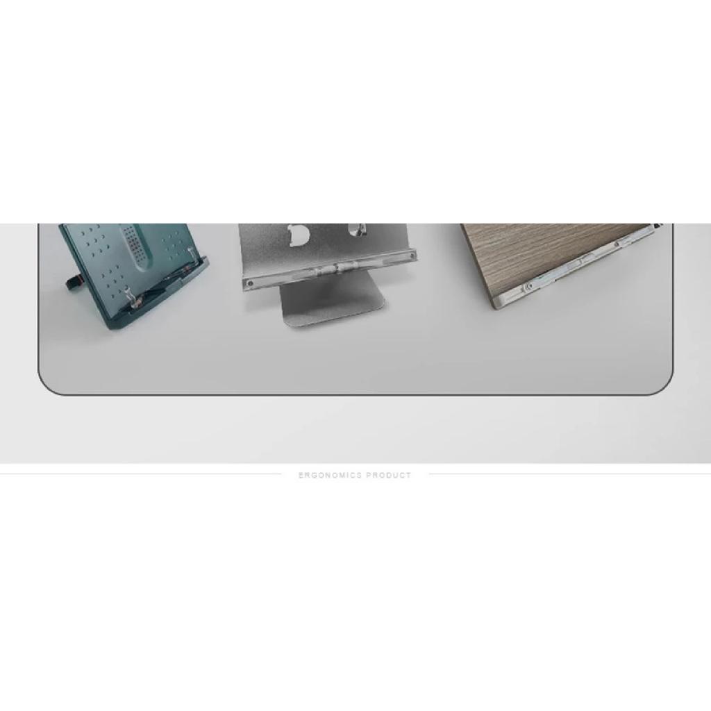HKYC Transparent Book Stand with 13 Adjustable Height Portable Cookbook Holder Reading Bookstand for Laptop Tablet Macbook iPad