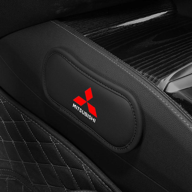 1 Stück Auto Innenraum Bein Knie Stützpolster Lederpolster für Mitsubishi ASX Lancer L200 Pajero Sport Attrage Mirage Eclipse