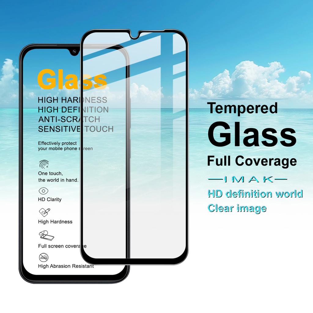 For Redmi A7 Pro 4G Glass IMAK Full Coverage Tempered Glass Film Pro+ Series 169mm