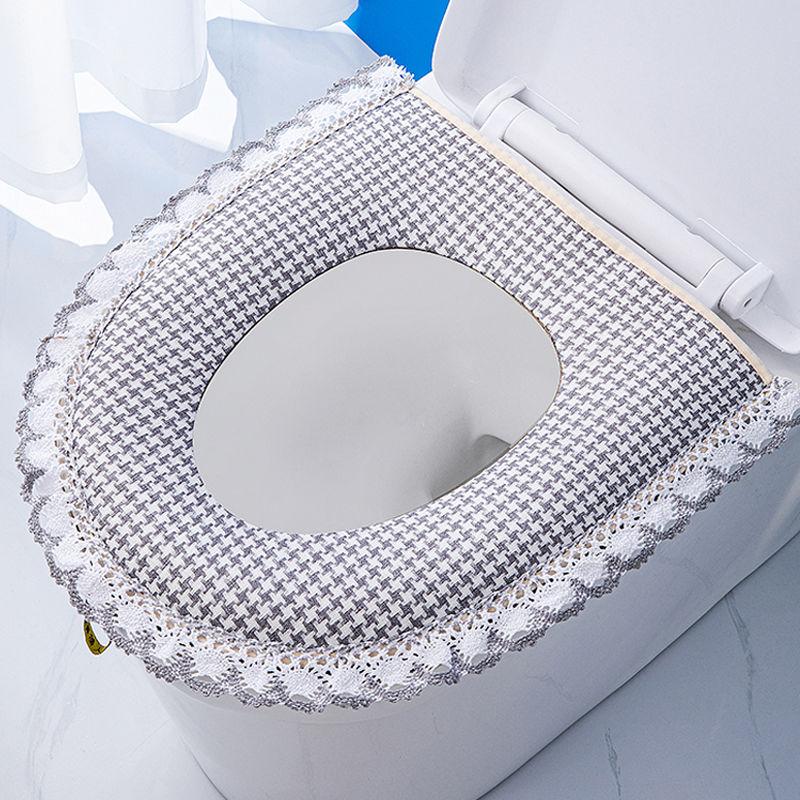 Toilet Seat Cushion Seasonal Universal Zipper Toilet Seat Toilet Cover Toilet Seat Cover Household Toilet Seat Cushion