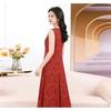 Womens Sleeveless Floral Print Maxi Dress Casual A Line Sundress
