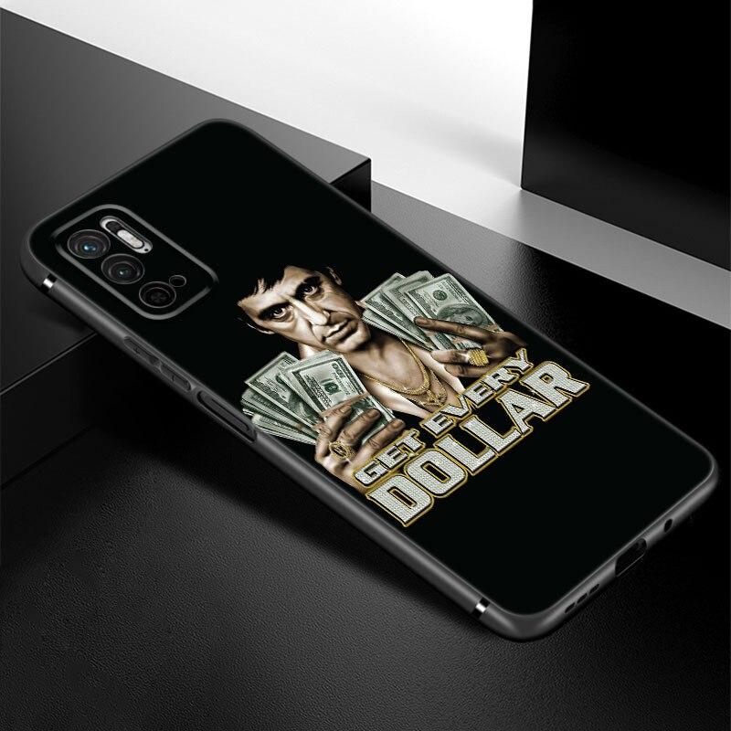 

Чохол для телефону Money Dollars Gold Coin для Xiaomi Redmi Note 7 8 8T 9 9S 10 10S 10T 11 11S 4G 11E 11T Pro 5G Soft TPU Black Cover Note 11 Pro Global