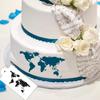 Border Baking Template Art Plastic DIY Fondant Molds Cake Decorating Tool Cake Stencil World Map