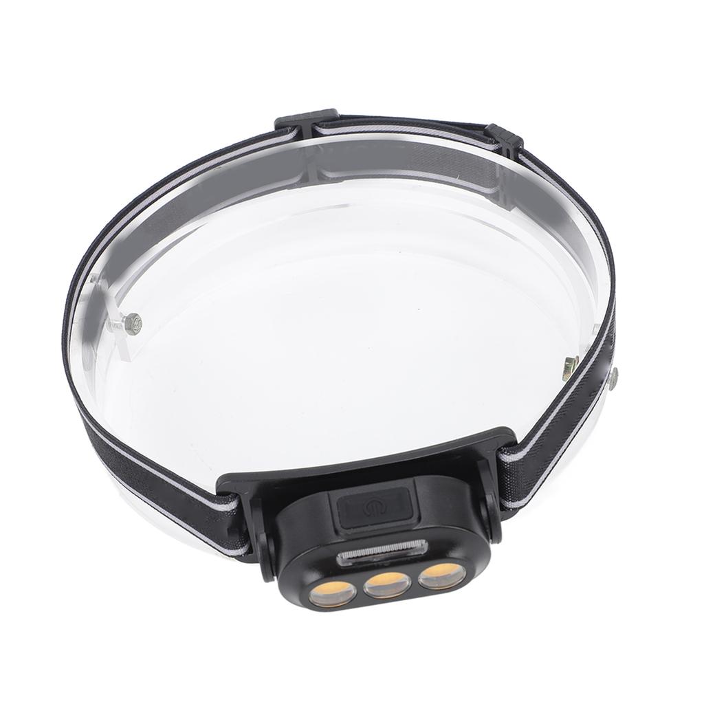 Headlamp Flashlight 500MAH Waterproof USB Charging Elastic for Camping Cycling Night Fishing