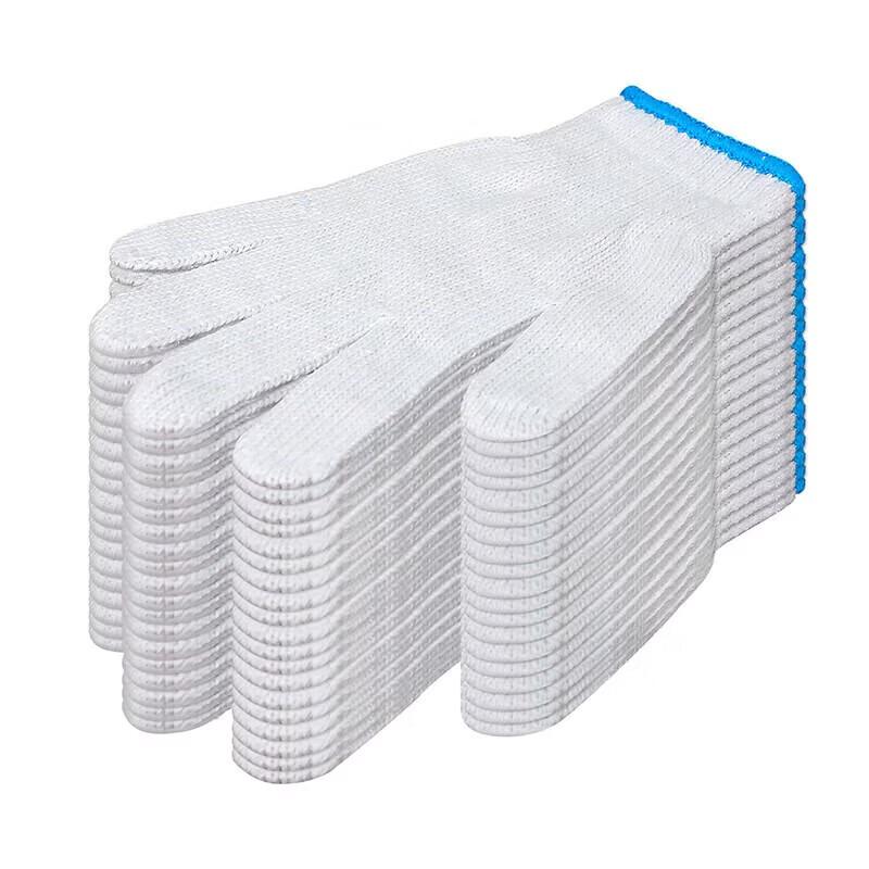 Good Employee Wear-Resistant Cotton Work Gloves (100 Pairs)