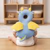Baby Head Protector Backpack, Cute Animal Soft Cushion Prevents Babies Backward Fall, Breathable Stuffed Backpack Pad for Toddlers Head Protection