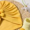 Bequeme Neugeborenenmütze mit Socken Weich Gestrickt Kleinkind Kinder Turban Baby Mütze Socken Set Foto Requisiten