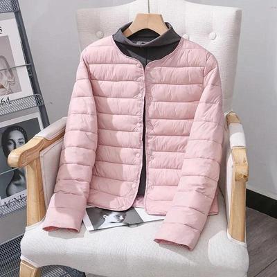 Chaqueta de Invierno para Mujer Tallas Grandes Slim Cálida Acolchada Ligera y Cómoda Tops Cortos Fina Suelta Ropa Exterior Femenina