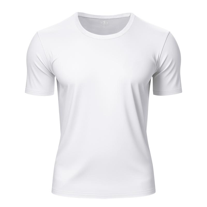 Athletic T Shirts for Men, Quick Dry Gym Workout Running Sport Short-Sleeve Crewneck Tee