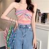 Women's French Chic Striped Camisole Vest - Spring Sexy Sleeveless Top