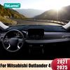 For Mitsubishi Outlander 4 GM GN PHEV 2024 2025 Car Dashboard Covers Avoid Light Pad Sun Shade Anti-UV Carpet Mat