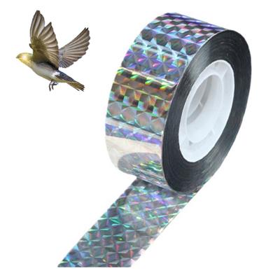 Kuş Korkutma Bandı Çift Taraflı Yansıtıcı Parlak Şerit 50m/80m Kuş Kovucu Bant Kuşları Ev Avlu Bahçe Meyve Bahçesi Veranda İçin Korkutur