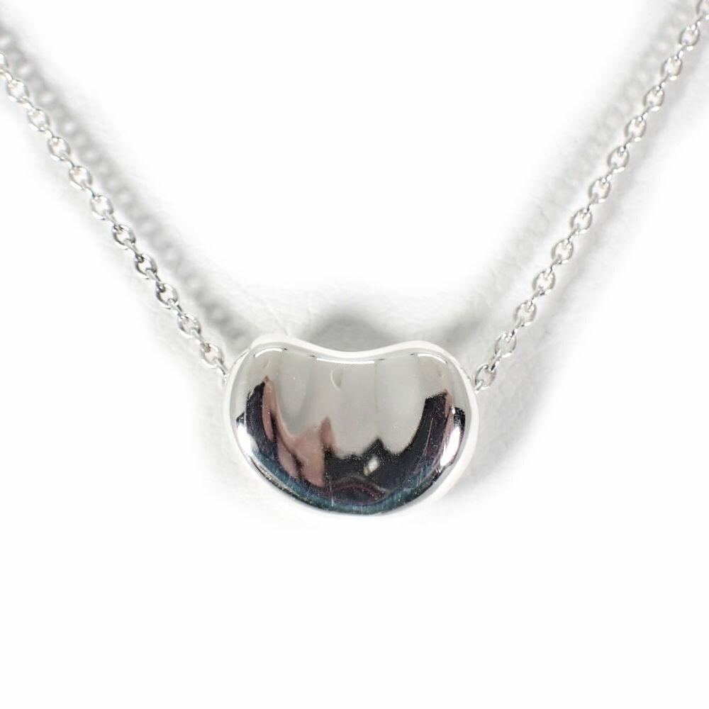 [Used] TIFFANY/Tiffany 925 Bean Pendant/Necklace/j5-7