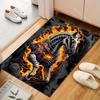 1PC Skeleton Horse, Flames  Carpet for Living Room Bedroom Sofa Home Decor Rus Non-slip Floor Mat Luxury Gift Multiple Sizes