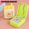 Yousheng Electric Maze Keychain Toy Sound And Light Interaction Mini Puzzle Game Cute Cartoon Style Portable Decompression Tool Gift for Kids Boys