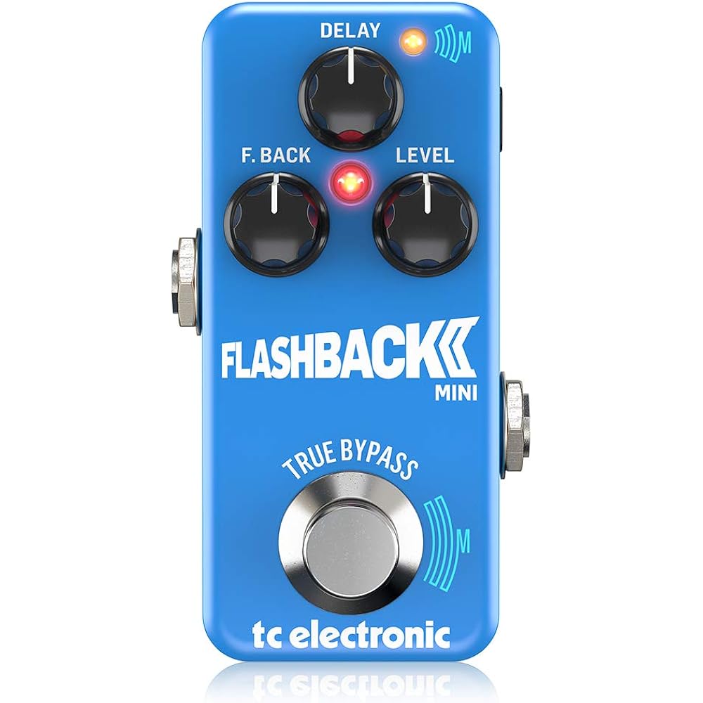 TC Electronic FLASHBACK 2 MINI DELAY: The Legendary Ultra-Compact Delay Pedal with MASH Footswitc...